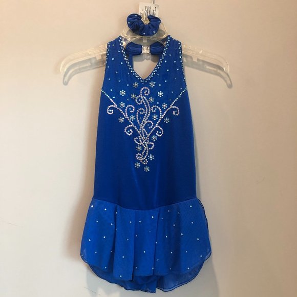 Figure Skating Royal Blue competition dress